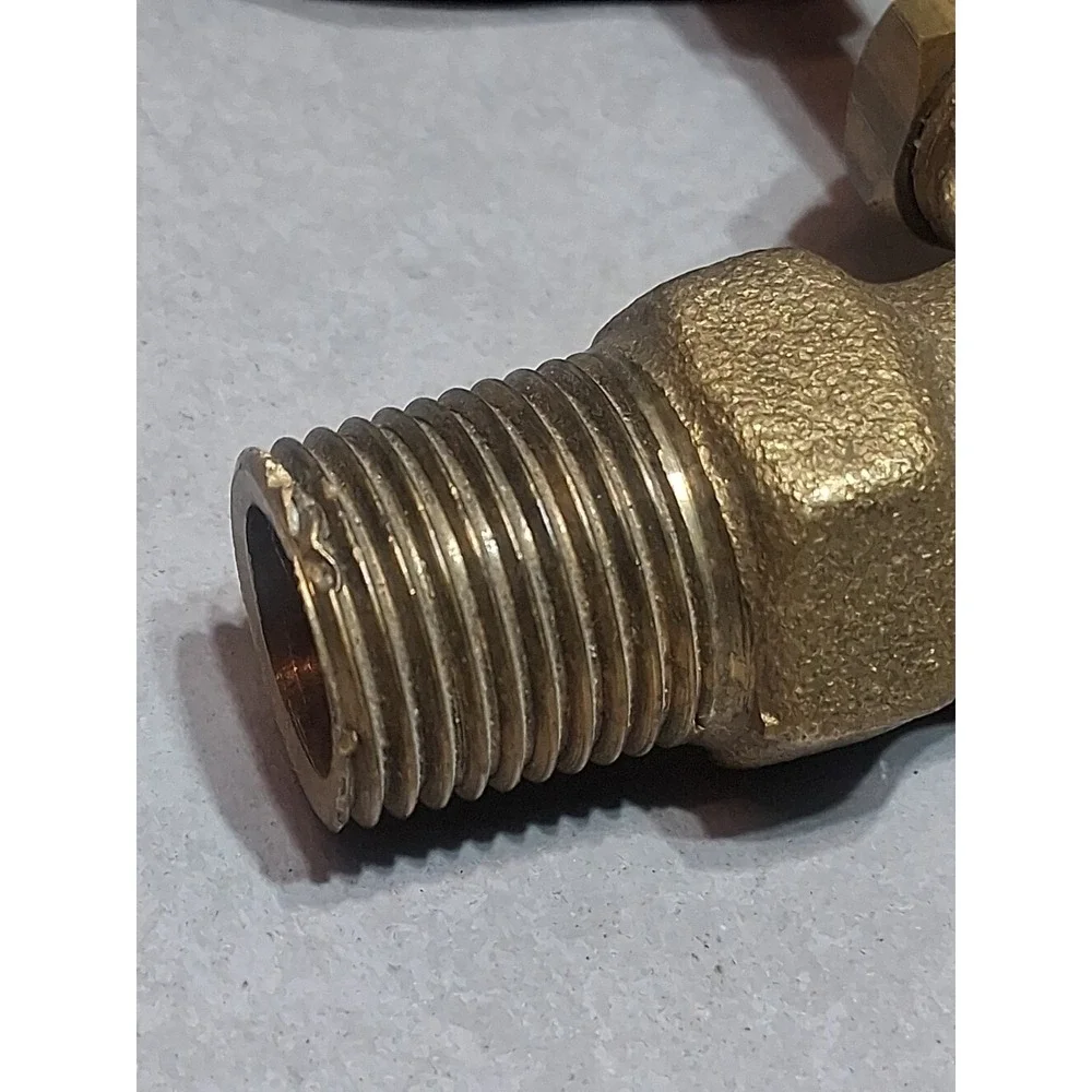 Vintage Solid BRASS BRONZE Quail Handle Spigot Water Faucet 🕊